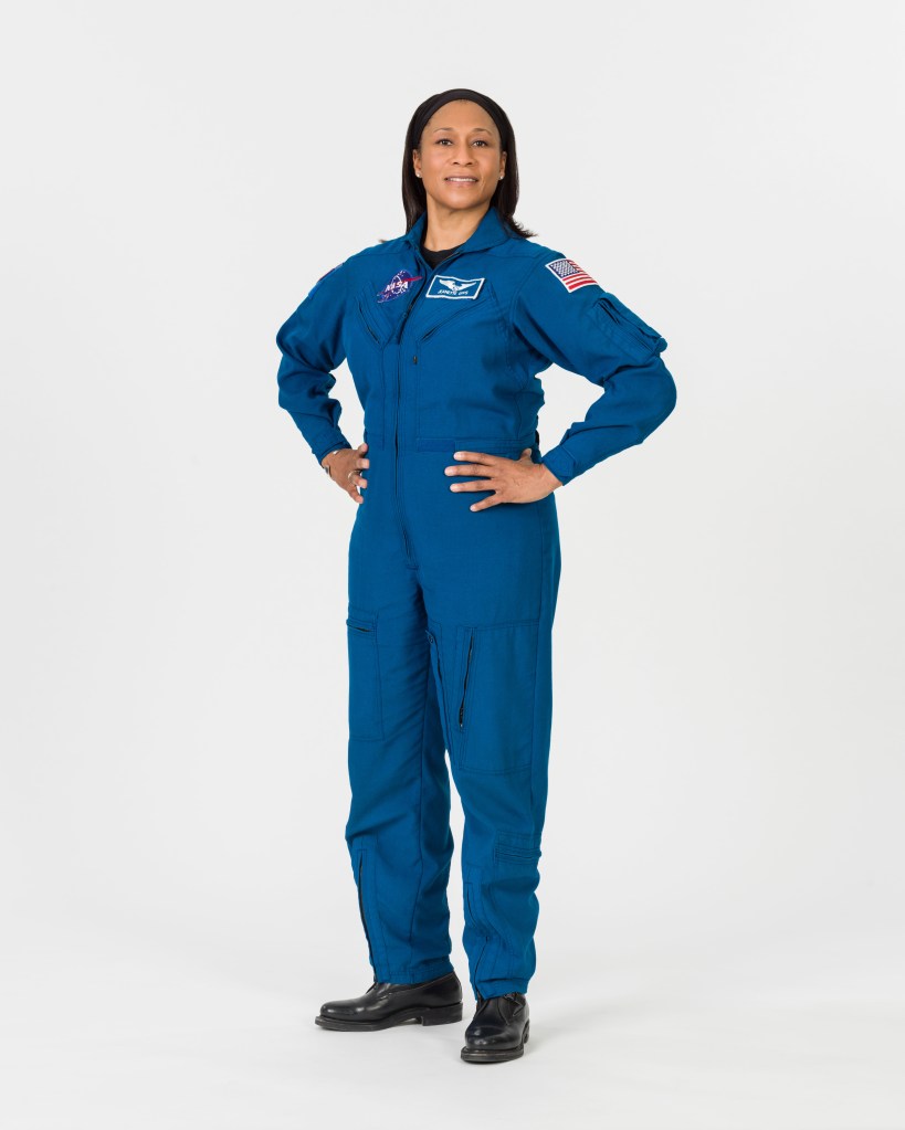 NASA astronaut and SpaceX Crew-8 Mission Specialist Jeanette Epps poses for a portrait at NASA's Johnson Space Center in Houston, Texas.