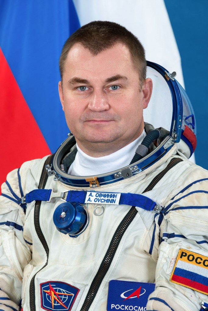 Roscosmos cosmonaut and Expedition 57-58 crew member Alexey Ovchinin is pictured in a Sokol launch and entry suit at the Gagarin Cosmonaut Training Center.