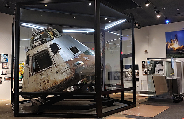 The Skylab 4 Command Module on display at the Oklahoma History Center in Oklahoma City
