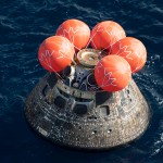 NASA’s Orion spacecraft for the Artemis I mission splashed down in the Pacific Ocean after a 25.5 day mission to the Moon. Orion will be recovered by NASA’s Landing and Recovery team, U.S. Navy and Department of Defense partners aboard the USS Portland.