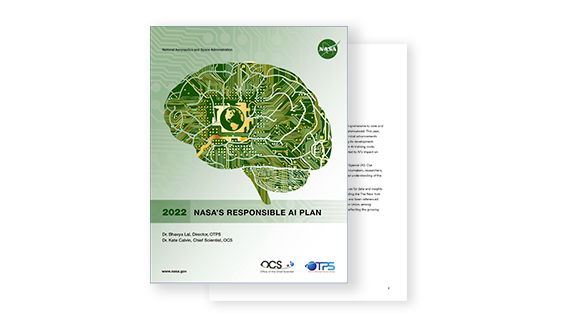 Cover of NASA's Responsible AI plan