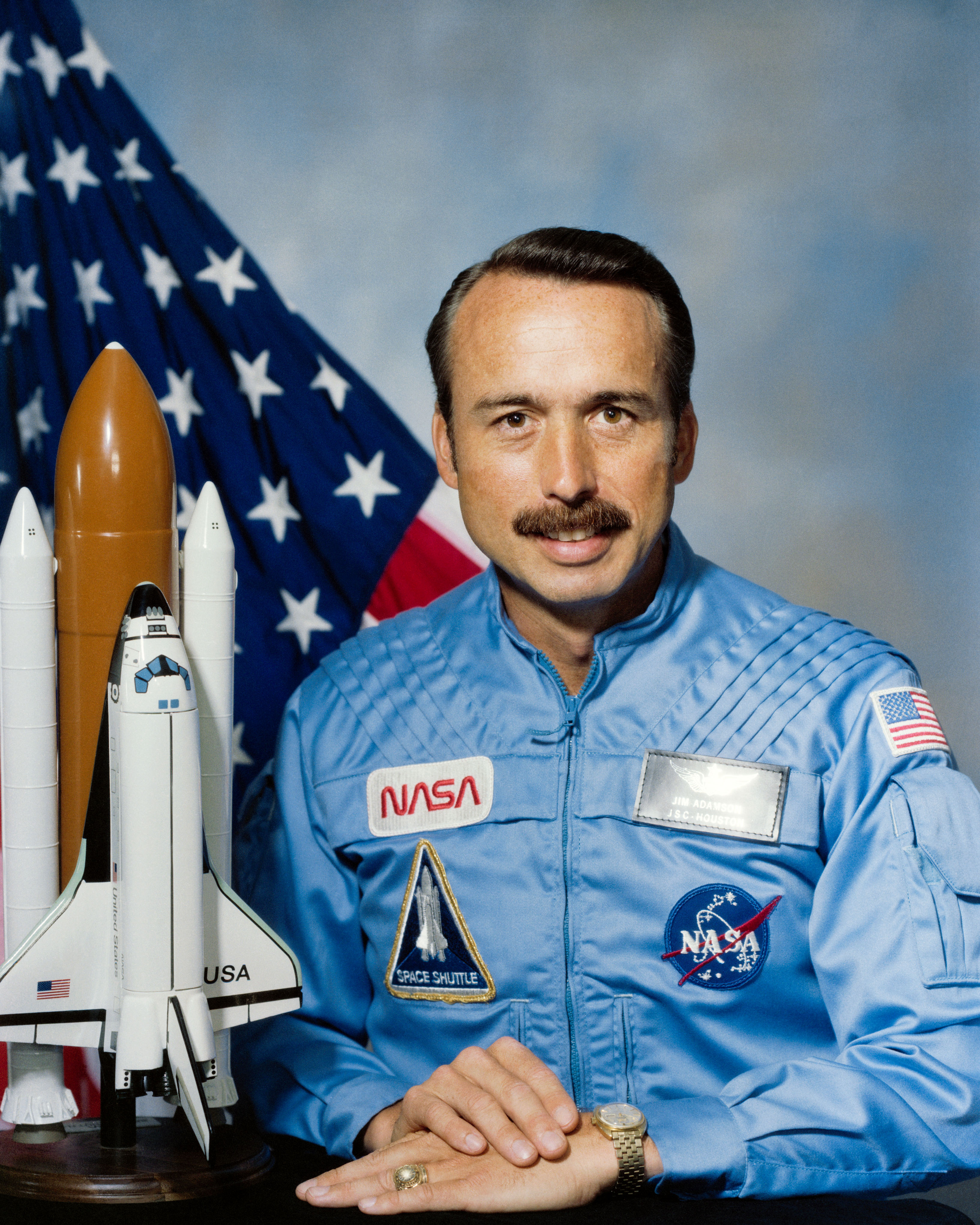 Group 10 NASA astronauts James C. Adamson