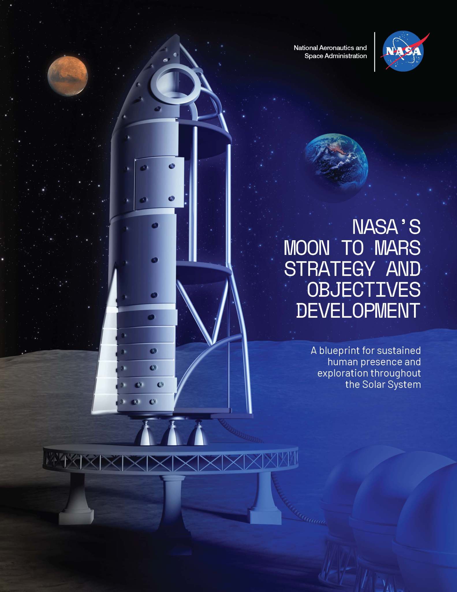 NASA's Moon to Mars Strategy and Objectives Development Cover