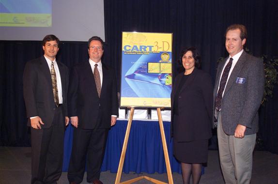 Cart3D team members Michael J. Aftosmis, Marsha J. Berger and John E. Melton gather to discuss the award-winning software.
