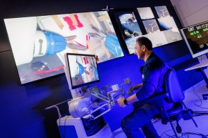 A view inside Virtual Incisions Mission Control at the University of Nebraska-Lincoln. Credit: UNL/Virtual Incision 