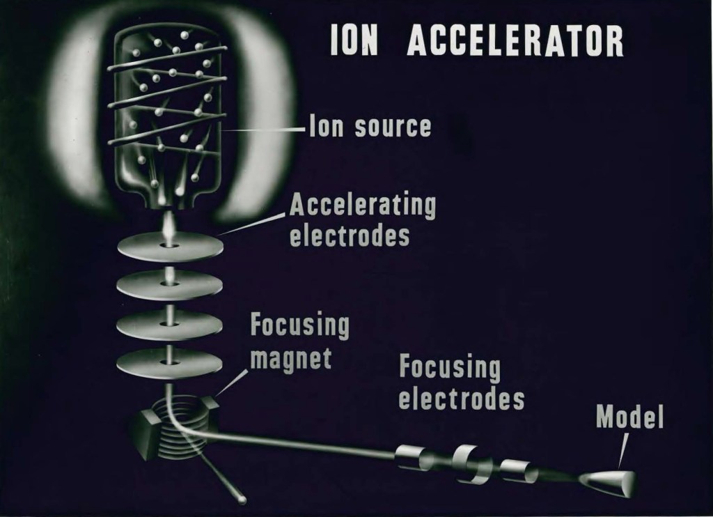 ion thruster illustration.