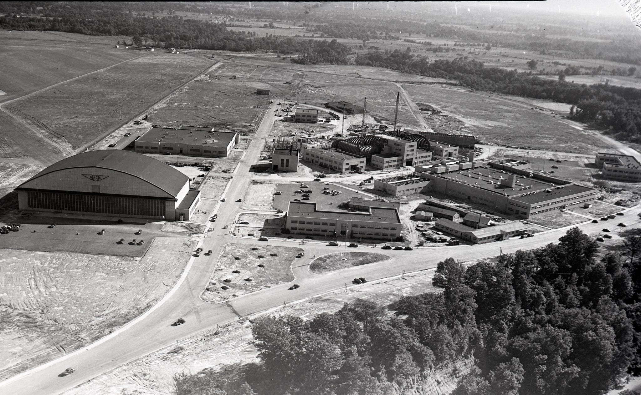 Aerial view NACA campus.