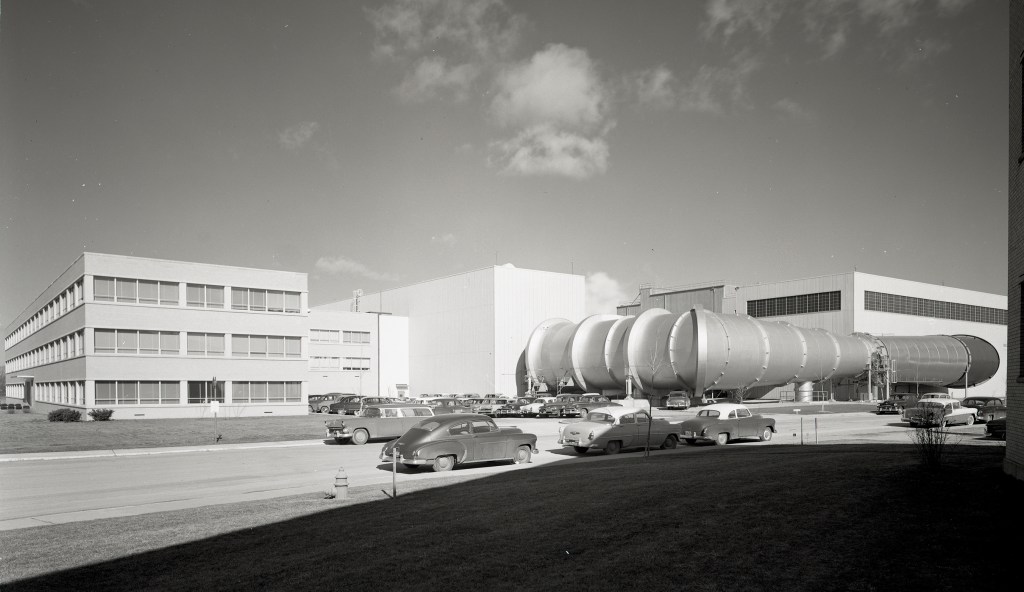 Exterior of wind tunnel.