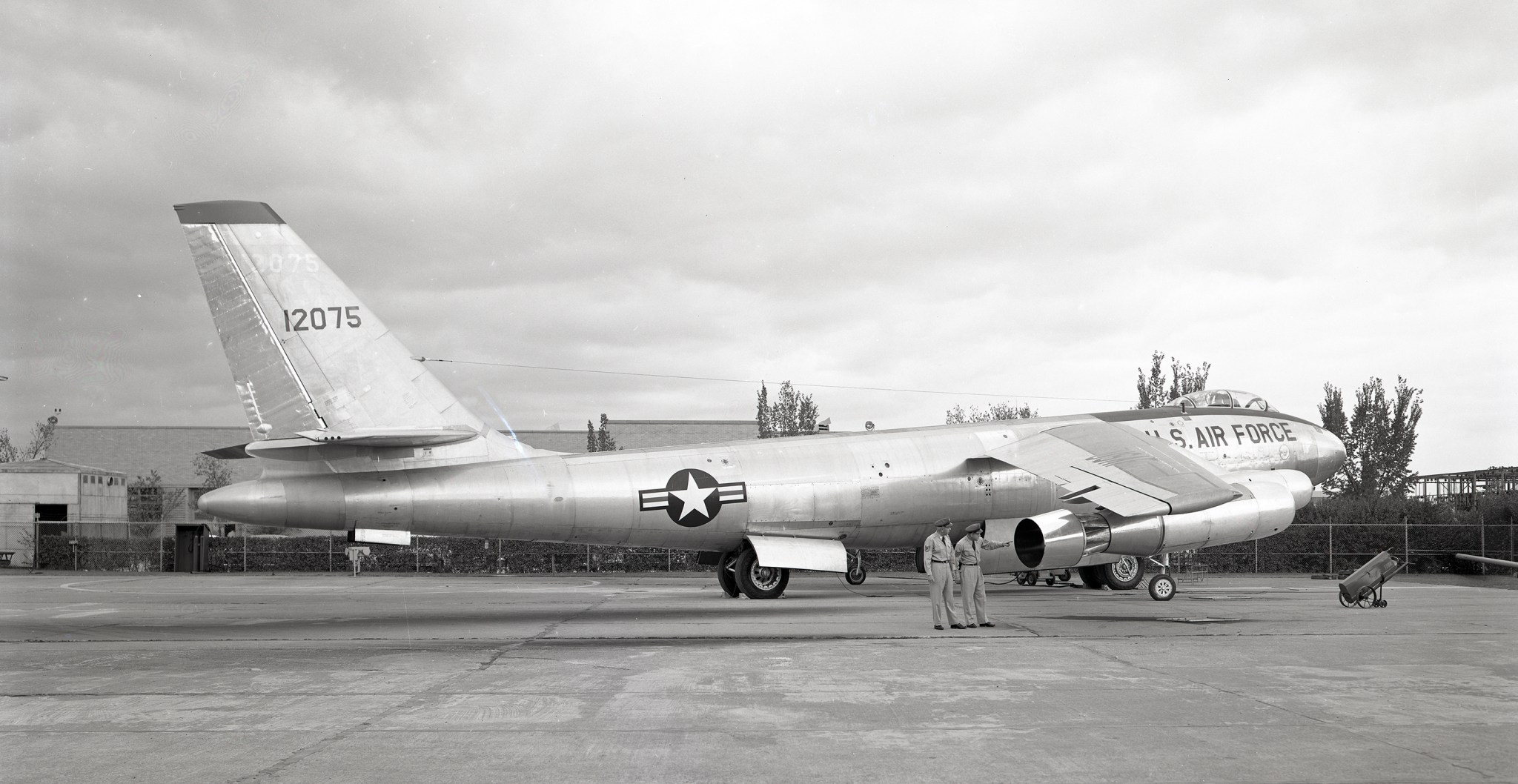 Bomber on tarmac.