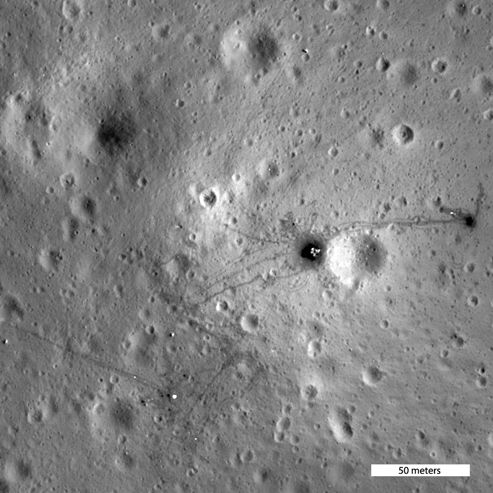 Lunar Reconnaissance Orbiter images of the Apollo 16 landing site