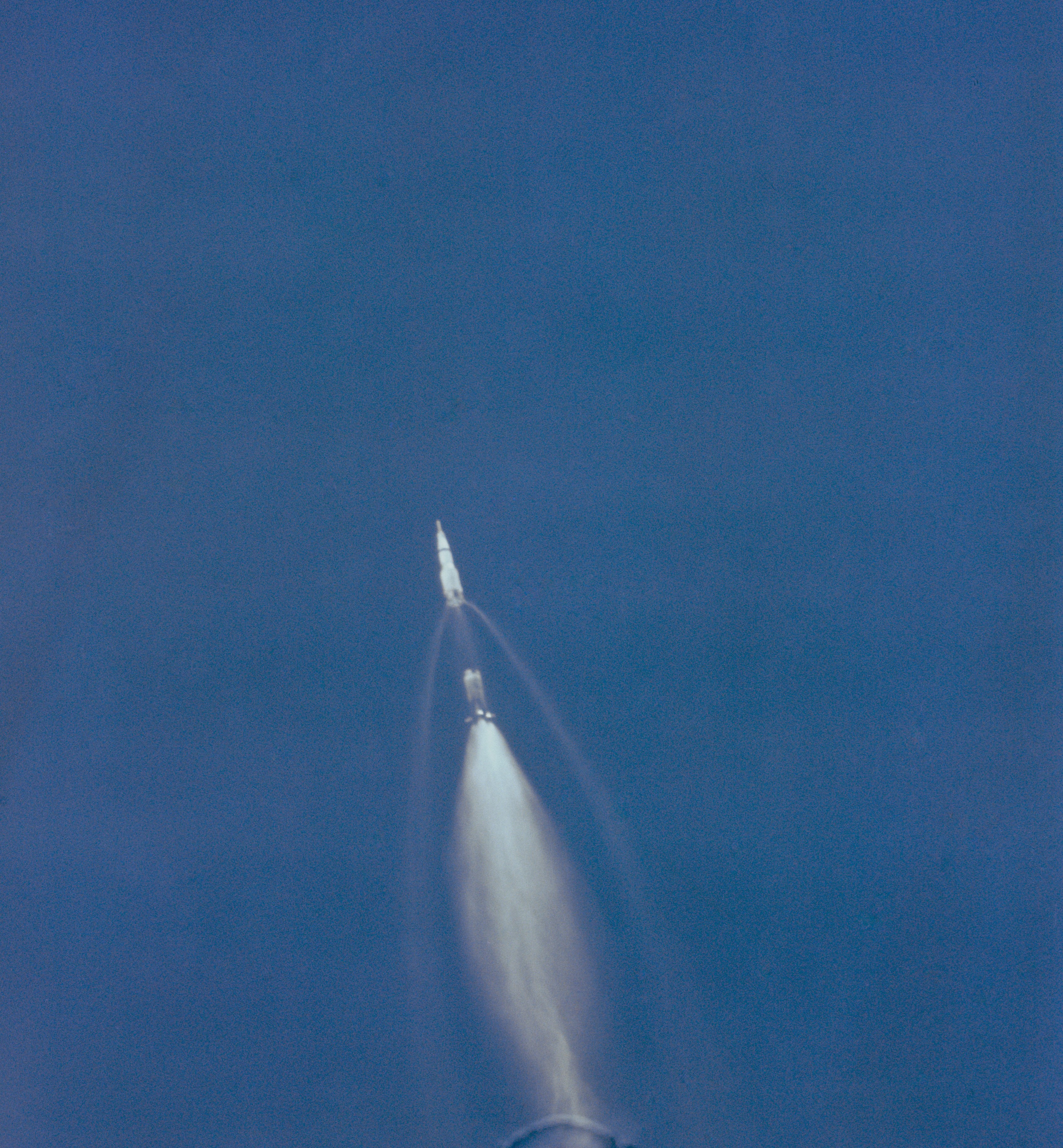 First stage separation for Apollo 11