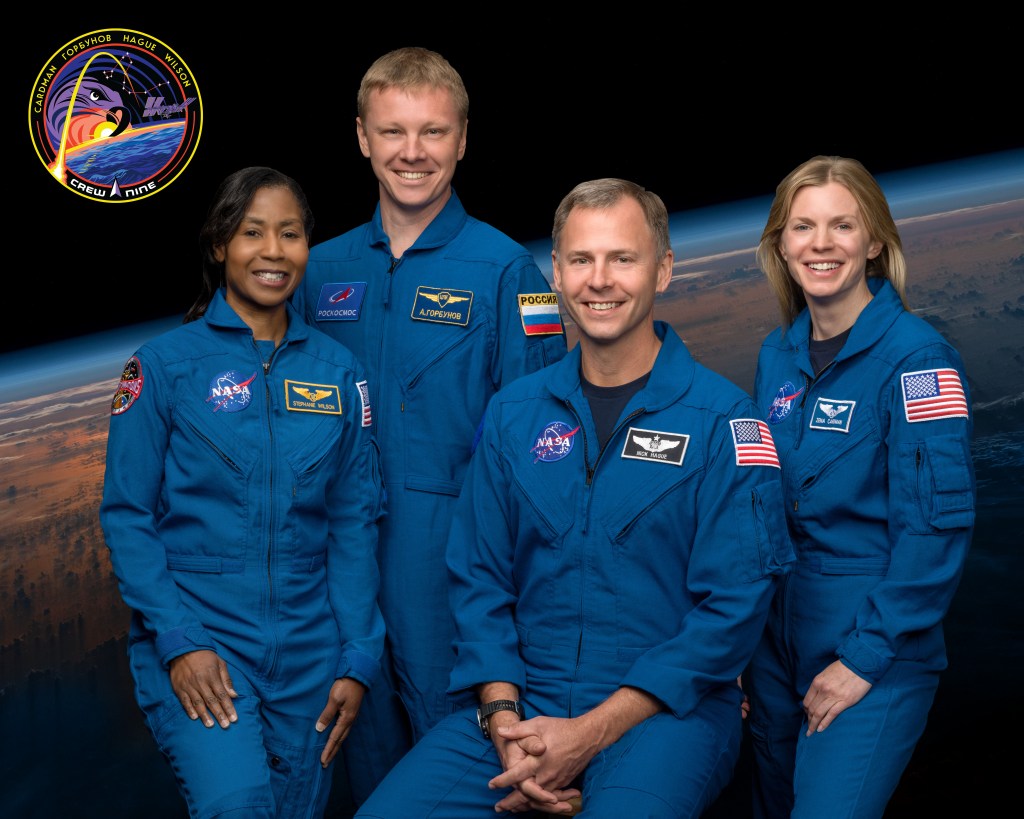 The official portrait for NASA's SpaceX Crew-9 mission.