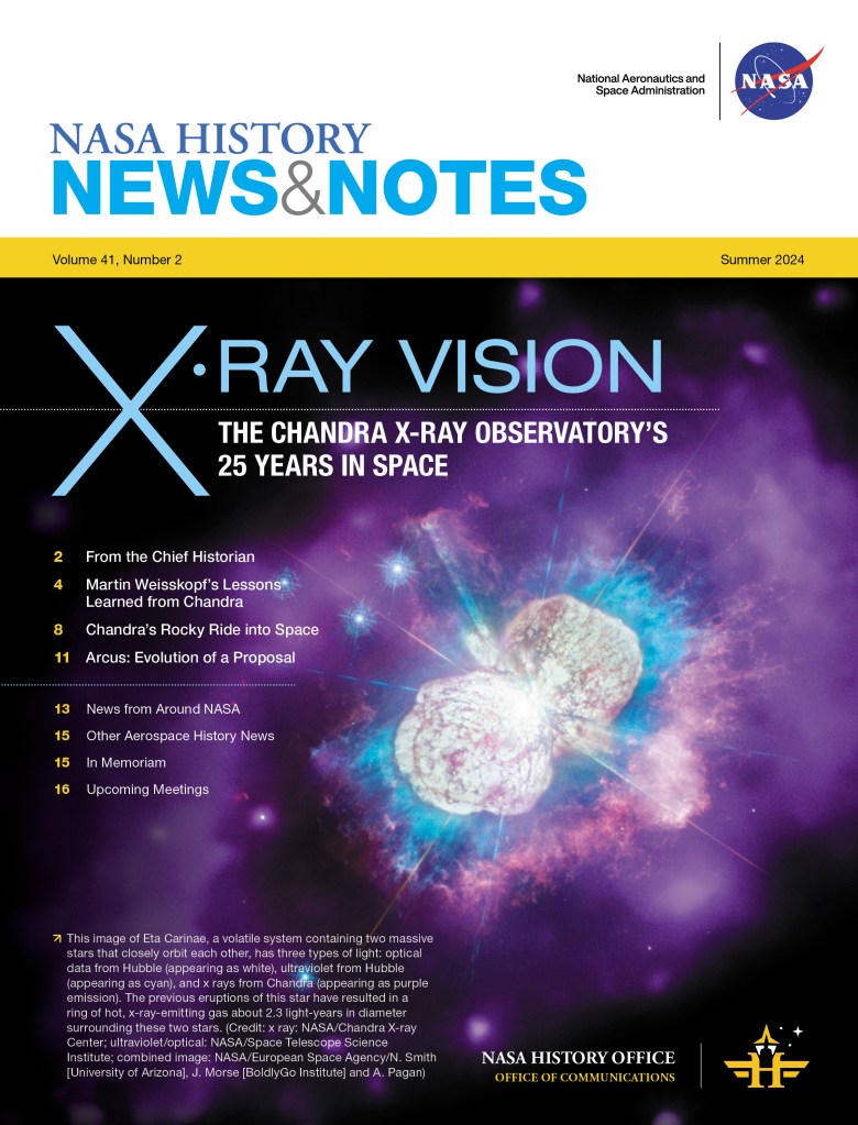 Cover for NASA History News & Notes Summer 2024 edition