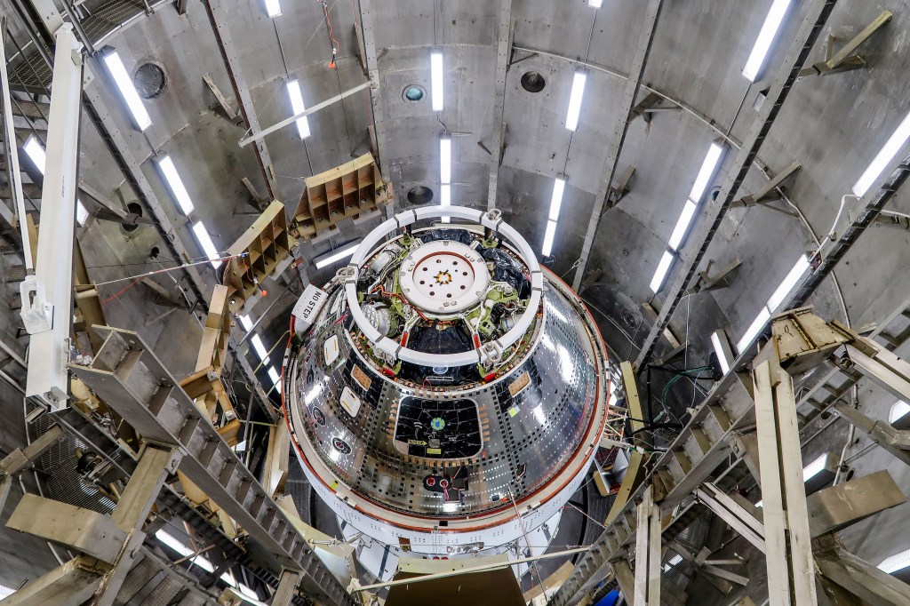 Artemis II Orion Inside Altitude Chamber