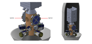 spinsat side mount with other payloads