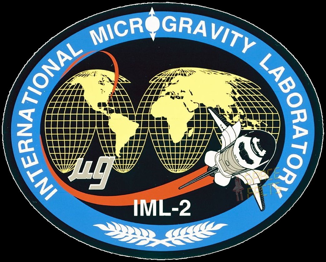 The payload patch for the International Microgravity Laboratory-2
