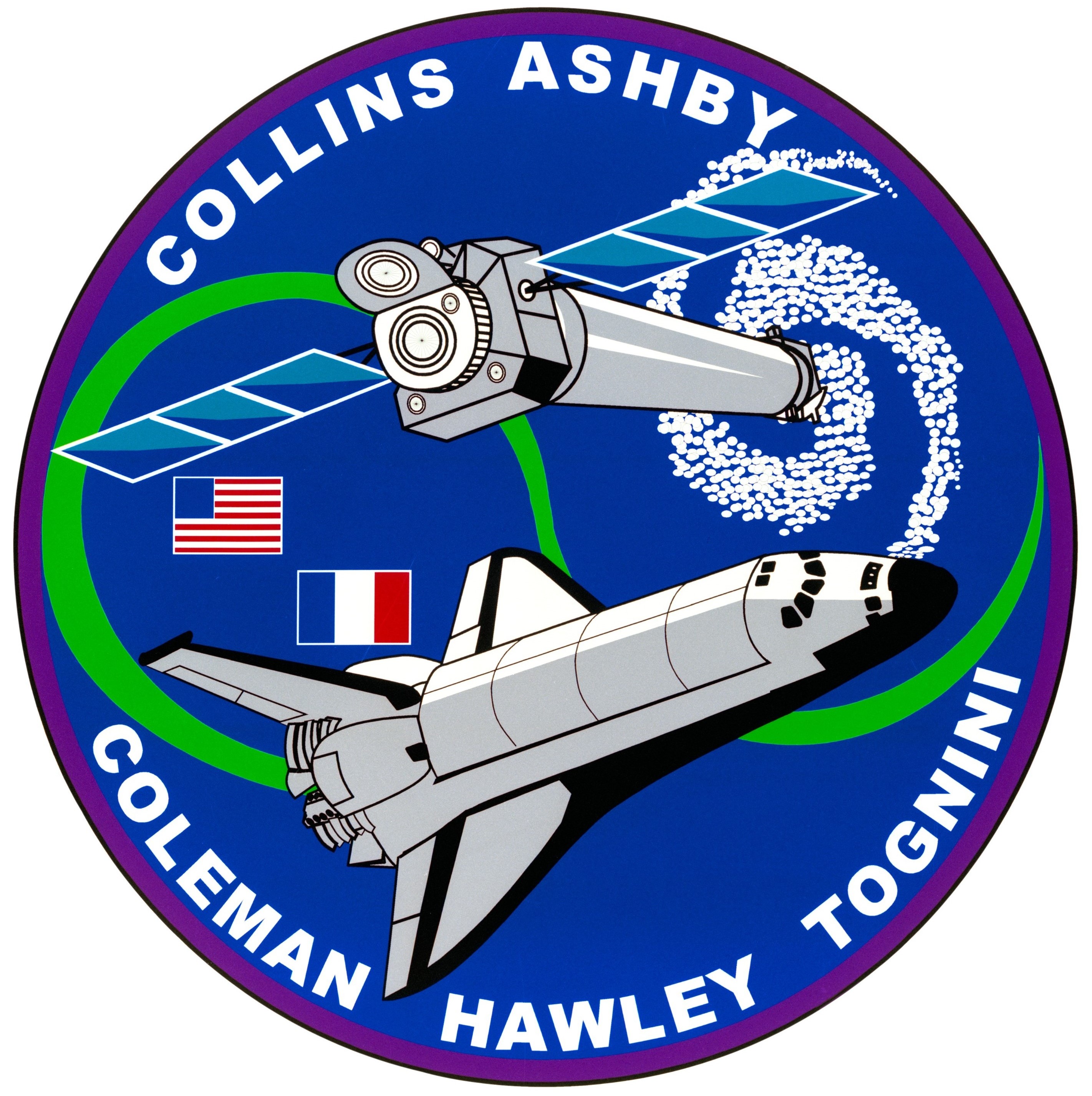 The STS-93 crew patch