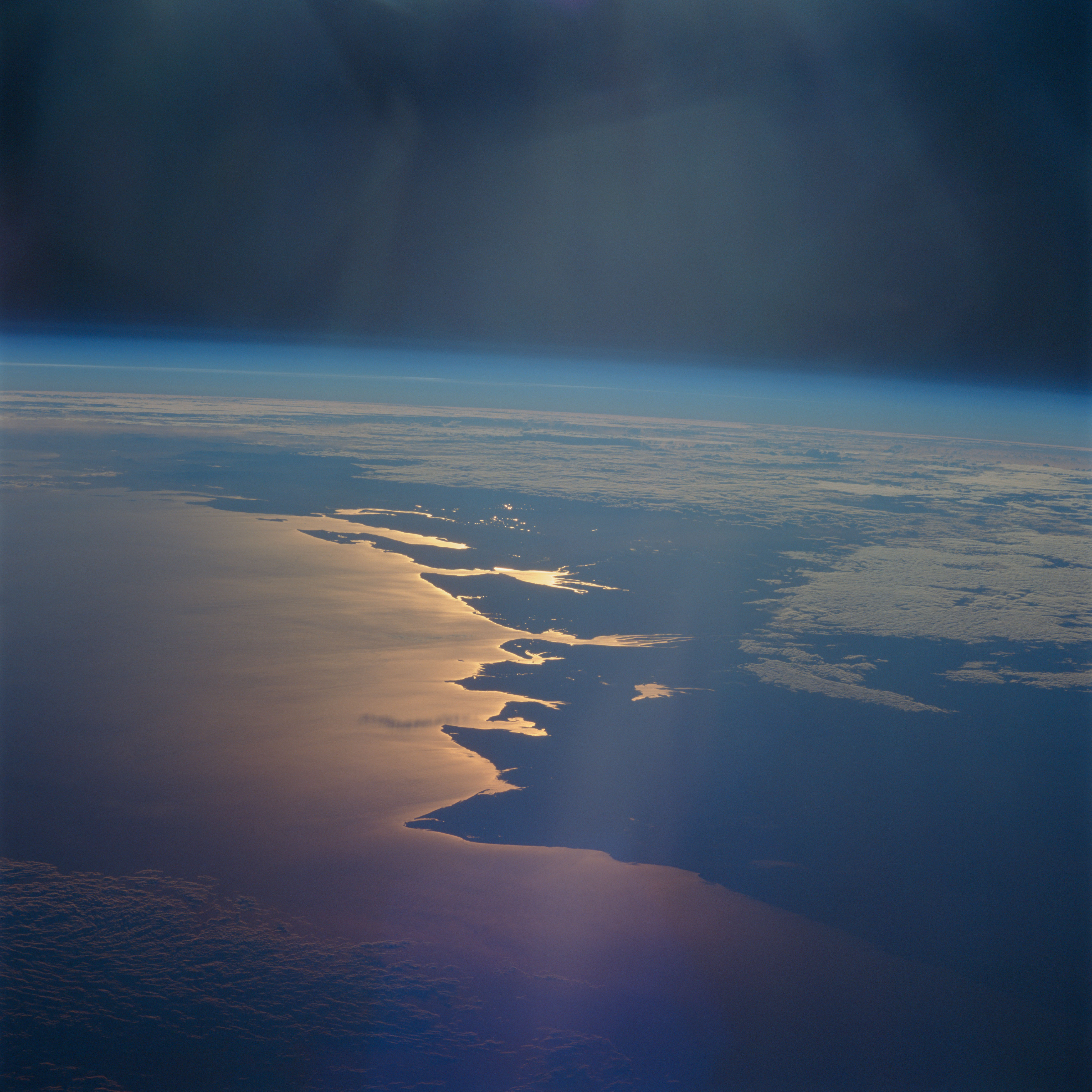 Sunrise over the Mozambique Channel