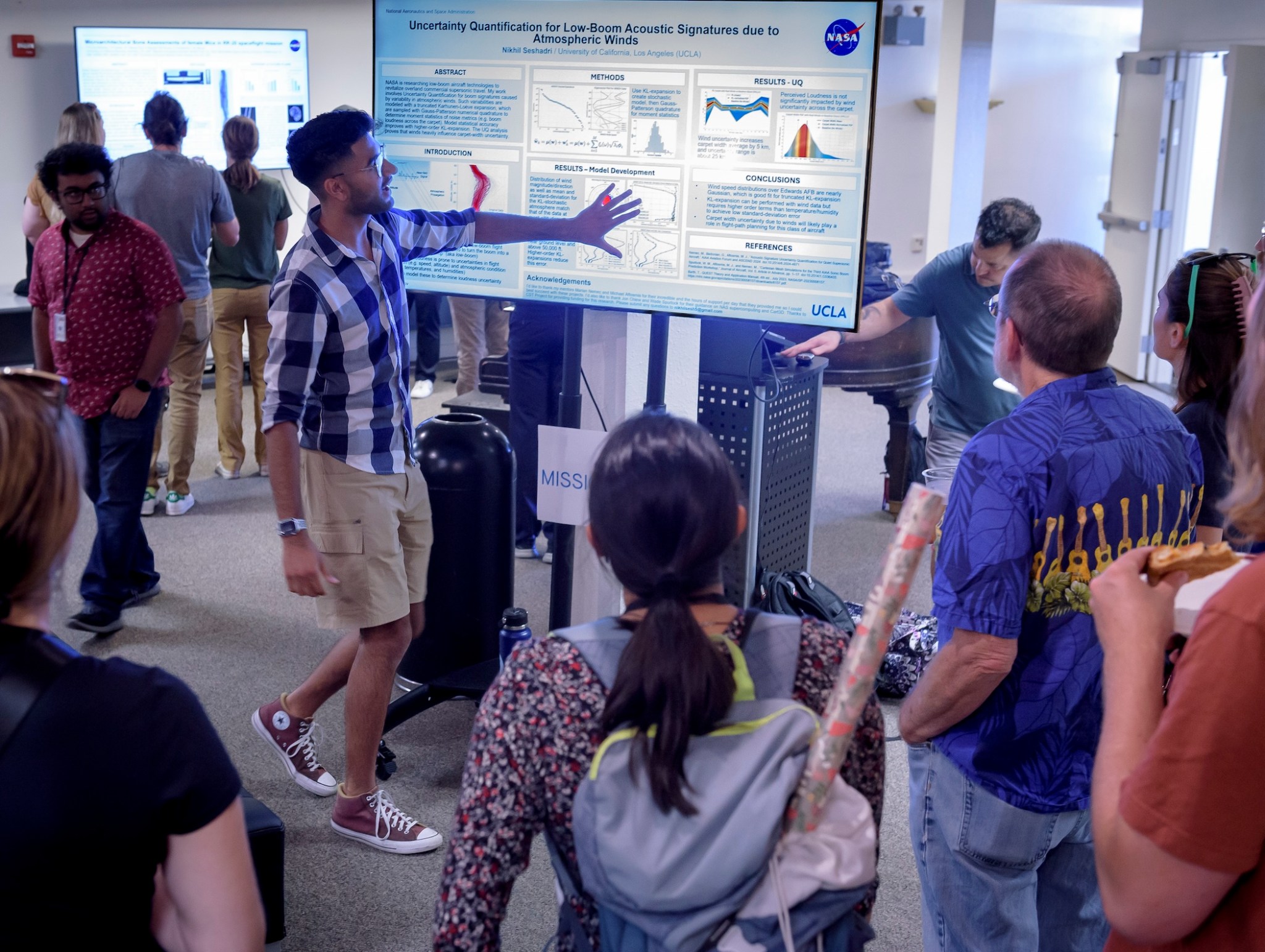 Summer Intern Poster Session during Ames Happy Hour