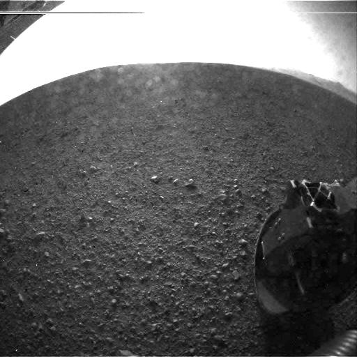 This was one of the first images sent back by NASA's Curiosity Mars rover