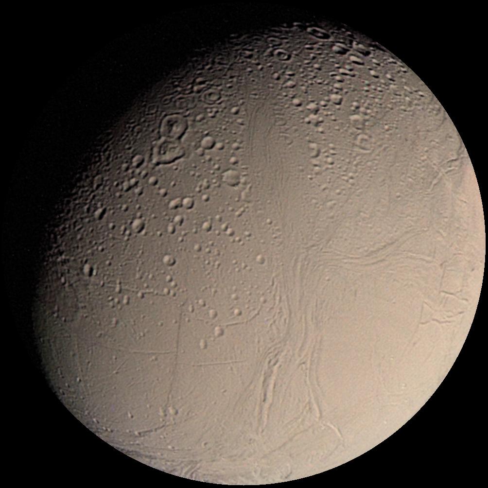 Best Voyager 2 image of Enceladus