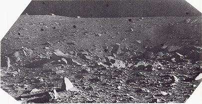 Surveyor 3 took this panorama of its landing site in April 1967, also the targeted site for Apollo 12