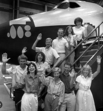 As part of their orientation, the 10 finalists toured JSC’s space shuttle mockups