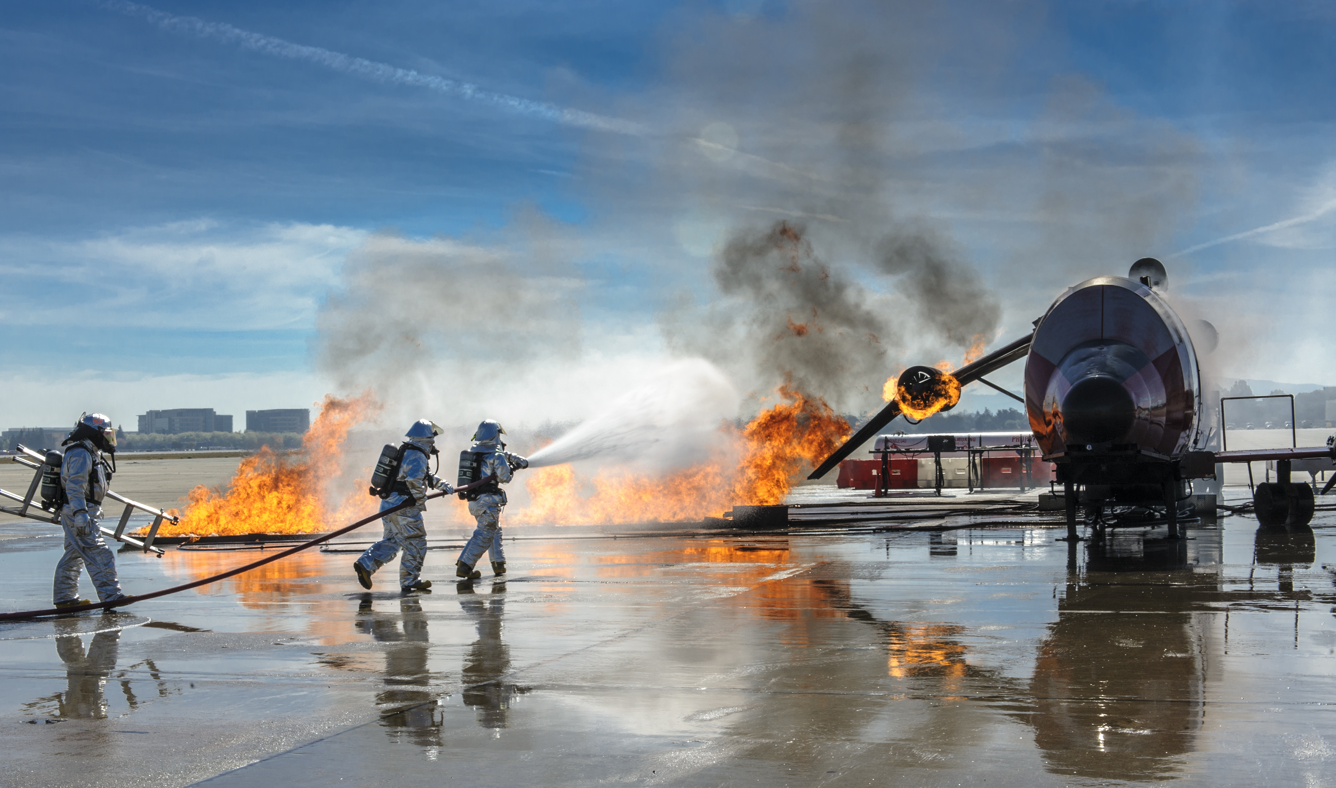 NASA Ames Fire Department to Conduct Live Aircraft Fire Training