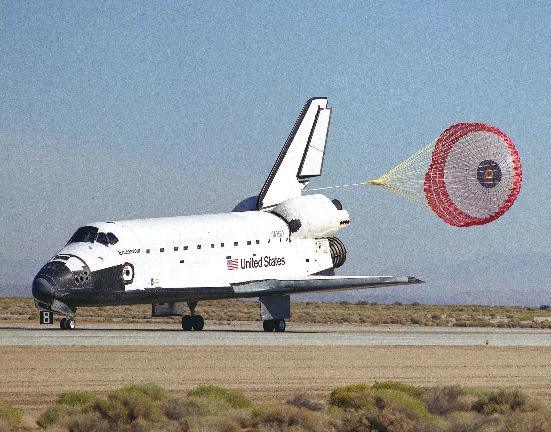 Michael A. Baker brings Endeavour home to close out STS-68 and a successful SRL-2 mission