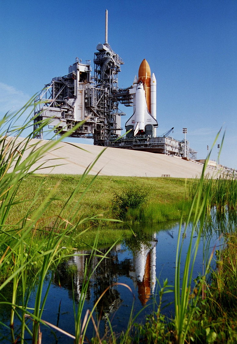 Endeavour on Launch Pad 39A