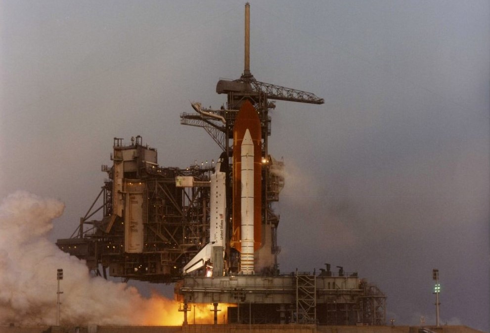 Launch abort at Launch Pad 39A at NASA’s Kennedy Space Center in Florida