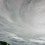 Category 5 Hurricane Milton, packing winds of 175 miles per hour, is viewed in the Gulf of Mexico from the space station as it orbited overhead.