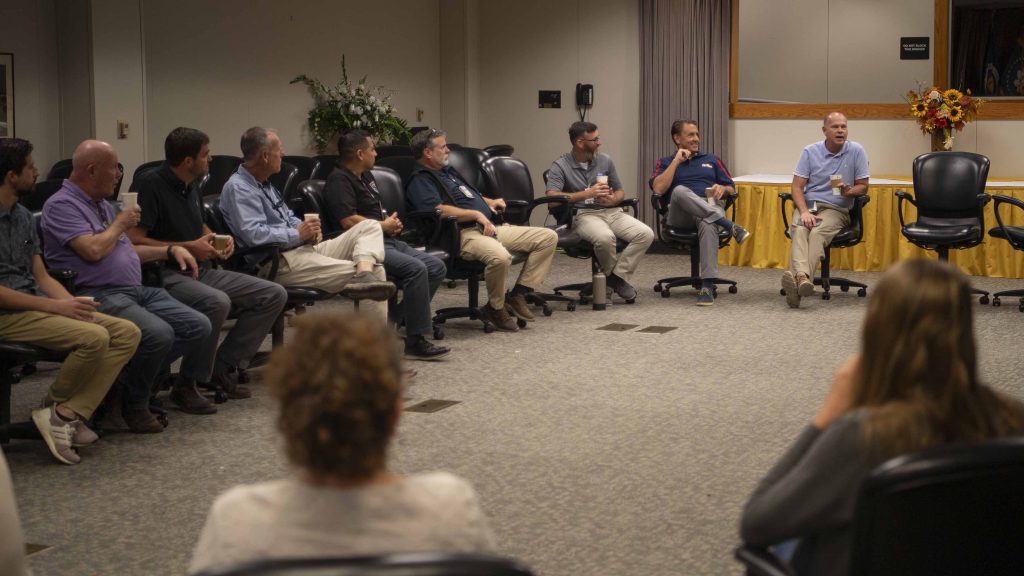 NASA Stennis Director John Bailey hosting a Java with John session with Center Operations Directorate and Office of Communications employees