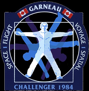 The patch for Canadian astronaut Marc Garneau's mission