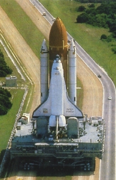 From atop the VAB