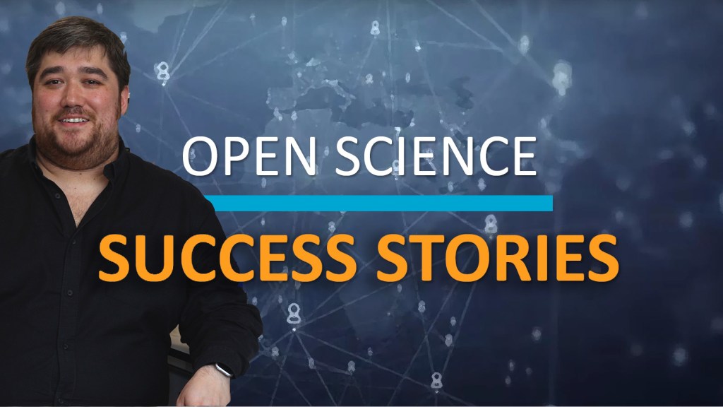 Title slide for Open Science Success Stories with Dr Keith Siew