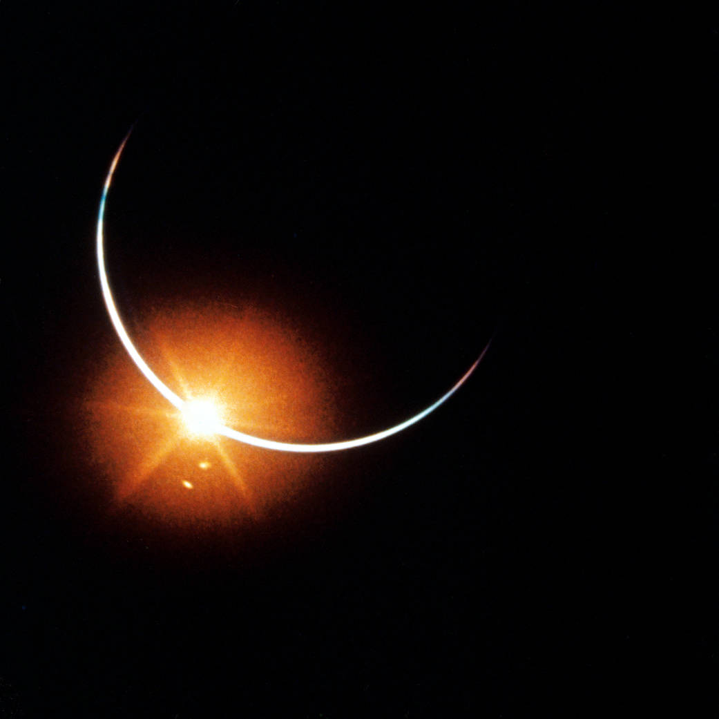 The Apollo 12 astronauts observed a total solar eclipse as they passed into Earth’s shadow