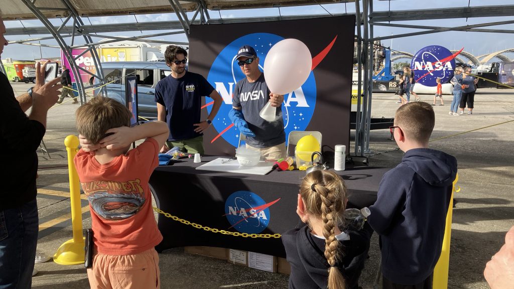 NASA Stennis representatives inspire the Artemis Generation at the NAS Pensacola Blue Angels Homecoming Air Show