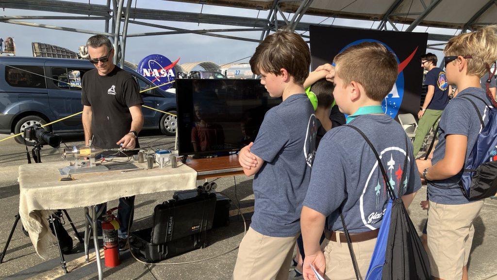 NASA Stennis representatives inspire the Artemis Generation at the NAS Pensacola Blue Angels Homecoming Air Show