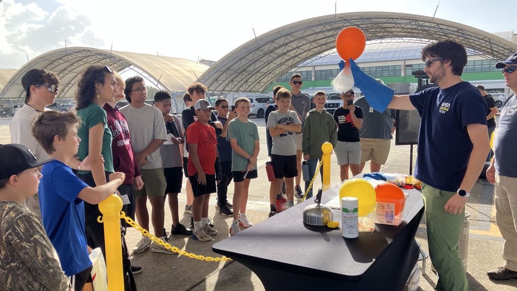 NASA Stennis representatives inspire the Artemis Generation at the NAS Pensacola Blue Angels Homecoming Air Show