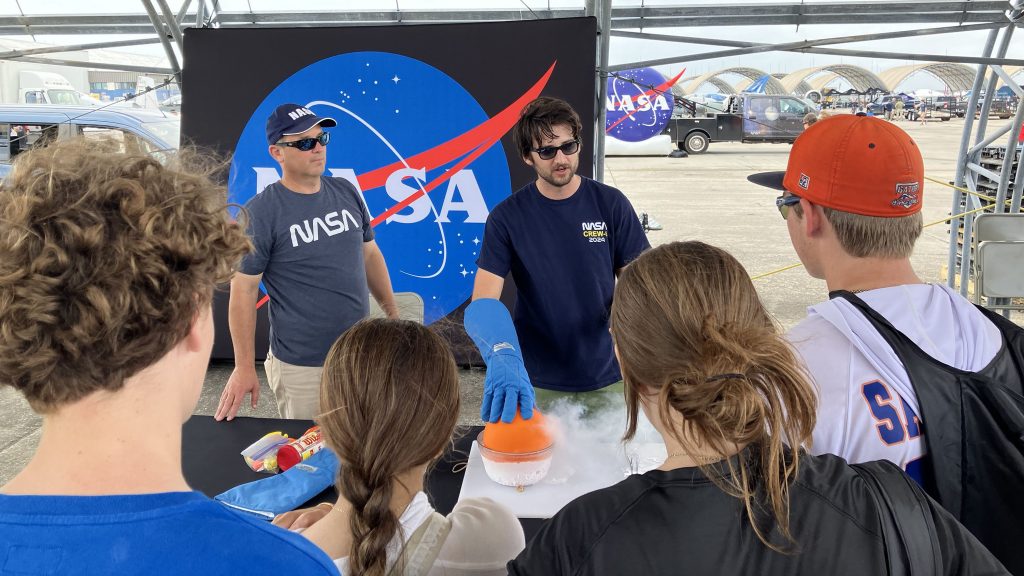 NASA Stennis representatives inspire the Artemis Generation at the NAS Pensacola Blue Angels Homecoming Air Show