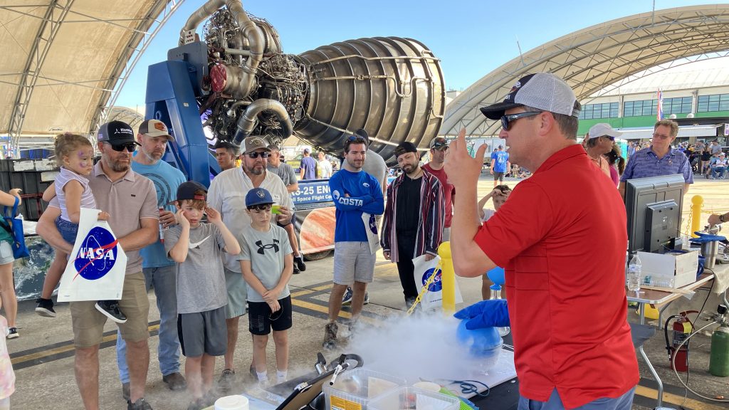 NASA Stennis representatives inspire the Artemis Generation at the NAS Pensacola Blue Angels Homecoming Air Show