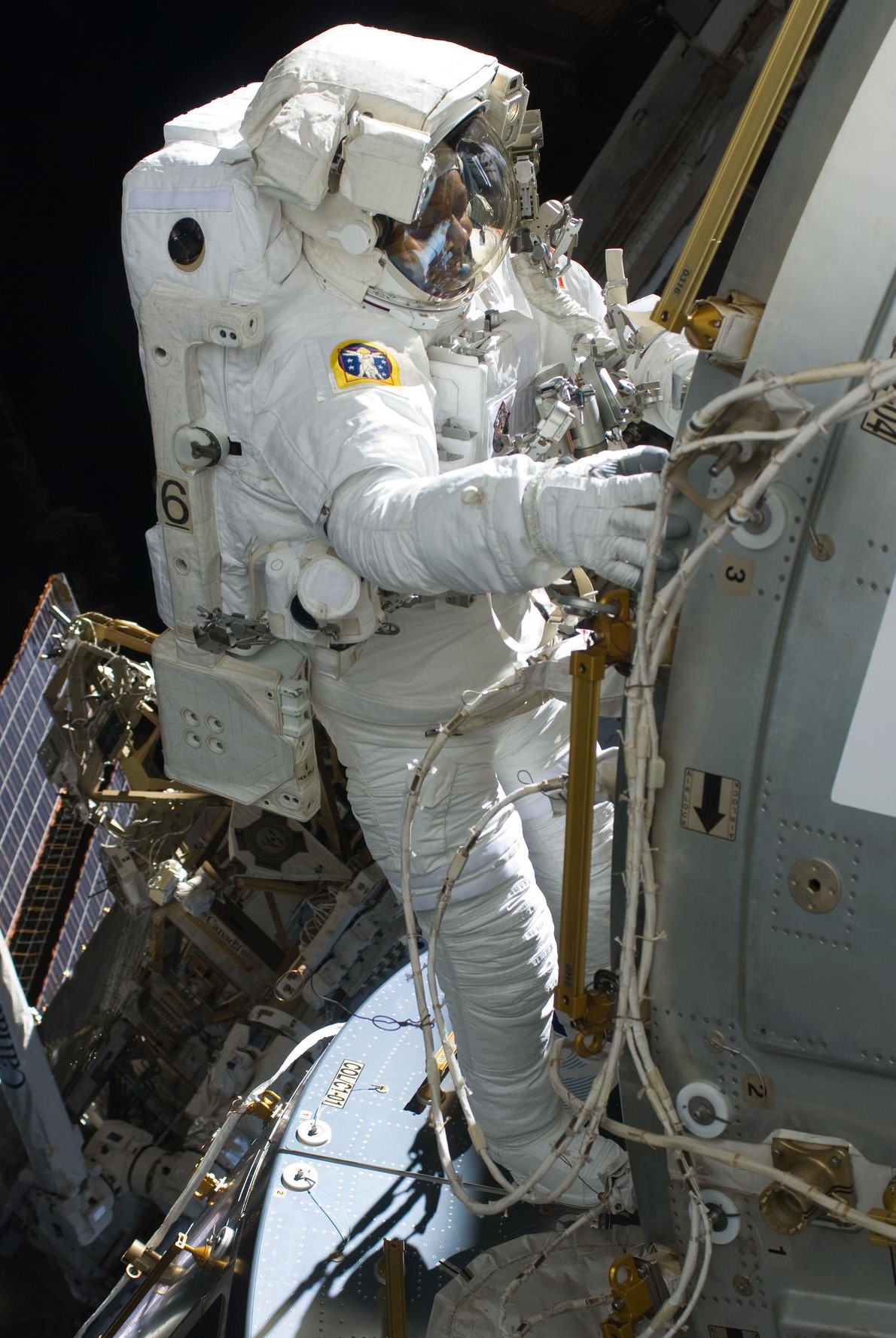 Robert “Bobby” L. Satcher during the third spacewalk