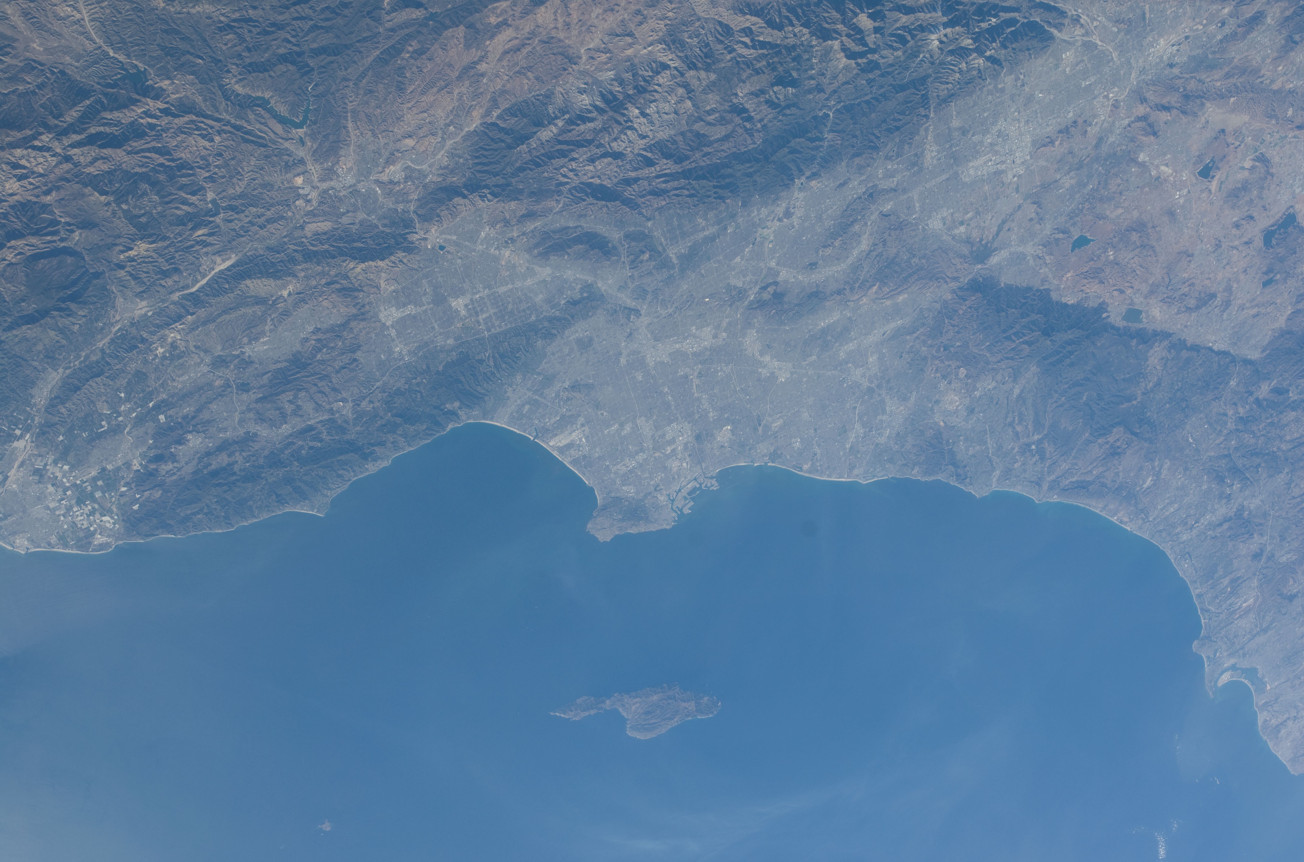 A selection of STS-129 Earth observation image of Los Angeles