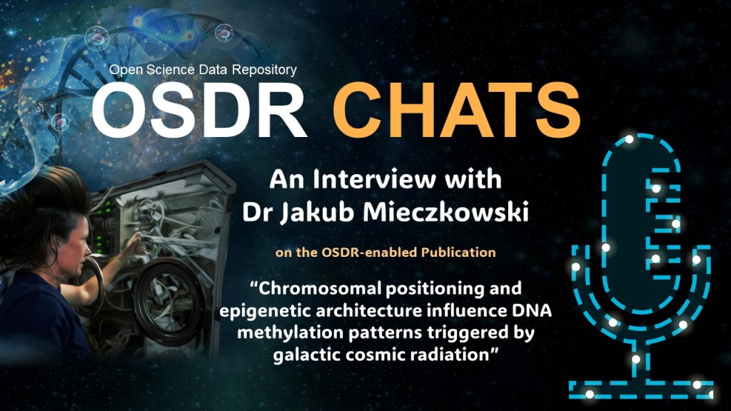 Title slide for OSDR Chats interview with Dr Jakub Mieczkowski