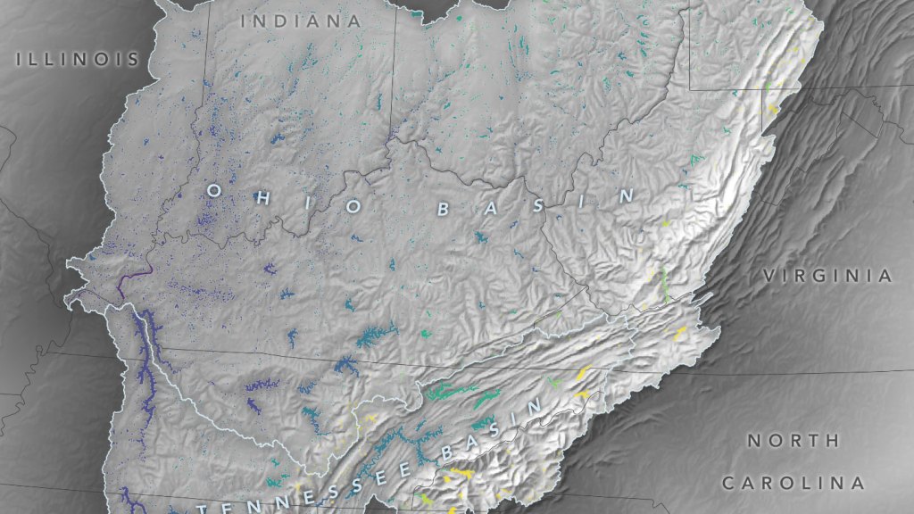 Data from the SWOT satellite