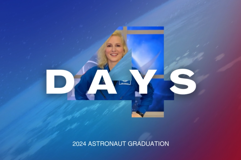 NASA astronaut Deniz Burnham poses for the Astronaut Graduation Countdown. 