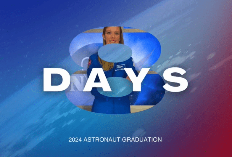 NASA astronaut Nichole Ayers poses for the Astronaut Graduation Countdown. 