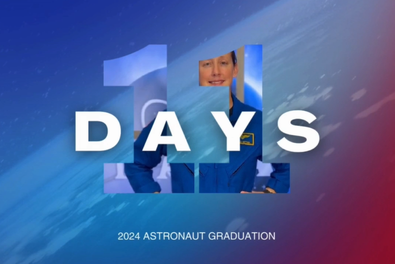 NASA astronaut Jessica Wittner poses for the Astronaut Graduation Countdown. 