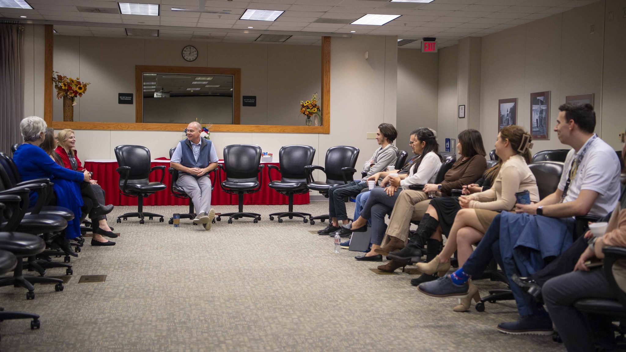 NASA Stennis Director John Bailey hosts a Java with John session on Dec. 10 with employees